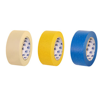 GreenPak Packaging - Masking Tape - Natural, Yellow & Blue